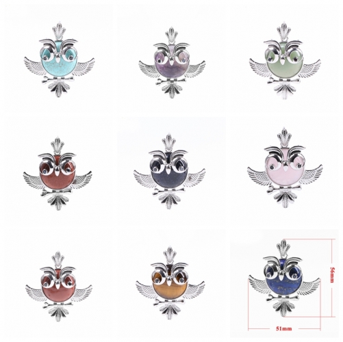 Women's Lucky Owl of Night Pendant Necklace and The Night Guardians Long Sweater Chain Owl Pendant Necklace Lovely Animal Pendant Necklace