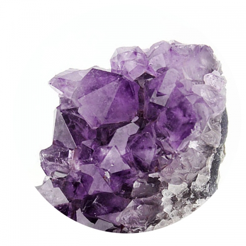 rockcloud Natural Purple Amethyst Quartz Crystal Cluster Geode Druzy Home Decoration Gemstone Specimen
